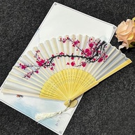 Ventilador Dobrável Chinês com Design Exclusivo - Leque de Mão Portátil para Festas e Decoração - imagem 4