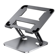 Suporte para Notebook em Alumínio Articulado 17" | Ajustável, Dobrável e Ergonômico - imagem 1
