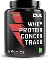 Whey Protein Concentrado Doce de Leite Pote 450g – Contribui para o Ganho Muscular Hipertrofia – Dux Human Health - imagem 1