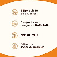 Mini Bombom Banana Flormel Zero Açúcar: Doce Saudável 60g - imagem 3