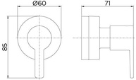 Acabamento Cromado para Registro Base Deca 1/2", 3/4" e 1" - Docol 00806706 com Garantia Toda Vida - imagem 3