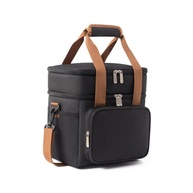Bolsa Térmica Grande Premium com Dois Compartimentos - Ideal para Marmita, Escola e Trabalho - imagem 1
