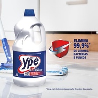 Ypê Água Sanitária 5L - Potente Desinfetante com Bico Dosador e Lacre de Segurança - imagem 4