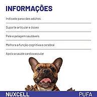 Nuxcell Pufa Suplemento Vitamínico para Cães – Kit com 3 Doses - imagem 2