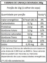 Grings Farinha De Linhaca Dourada 200G - imagem 2