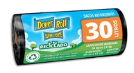 Dover-Roll Super Forte Reciclado 30L Preto - Rolo com 20 Sacos para Lixo Ecológico - imagem 1