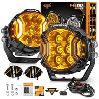 Auxbeam V-Ultra Series: Iluminação LED 108W 270° com DRL Âmbar - Aventura e Segurança Off-Road - imagem 2