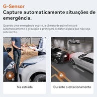 DDPAI N1 Dual Dash Cam: Visão Dupla 1296P+1080P, WiFi, Supercapacitor e Visão Noturna 24h - imagem 5