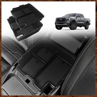 Organizador de Console Central Muslogy para Ford Ranger & Raptor 2024/2025 - Duas Camadas, Preto - imagem 2