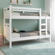 Beliche Solteiro Compacta 2 em 1 com Design Moderno | Transforme em Duas Camas Individuais (Branco) - imagem 2