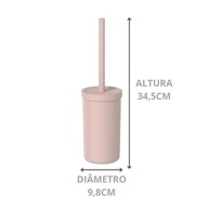 Escova Sanitária Rosa Duna Bold - Design Moderno e Limpeza Eficiente - imagem 3