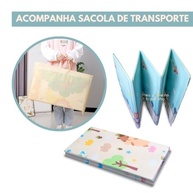 Tapete Térmico Sensorial Infantil 178x118cm - Tatame Macio Dupla Face com Estampas Animadas para Brincadeiras Seguras - imagem 5