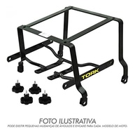 Suporte Baú Pro Tork Universal 80/135L com Amortecedor Duplo - Preto - imagem 3