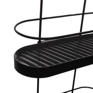 Porta Shampoo Duplo de Box Wave Preto - Organização Moderna e Prática para Banheiro - imagem 5