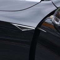 Emblema Lateral 3D Metal Liga de Zinco para Carro - Elegância e Durabilidade (Prata/Preto) - imagem 5