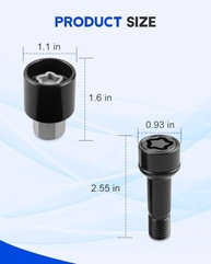 Parafuso Trava Aro Roda M14x1.5 para Mercedes-Benz (0019901707) - Segurança e Durabilidade - imagem 3