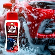KIT 2x Lava Autos Shampoo Carnaúba Pro Auto: Brilho Intenso e Proteção Duradoura 500ml - imagem 4