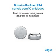 Pilha LR44 Elgin: Kit 40 Unidades – Energia Duradoura! - imagem 2