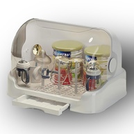Organizador de Mamadeiras Zdolmy com Capa - Armazenamento Portátil e Durável para Cozinha e Armário - imagem 1