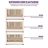 Berço Evolutivo 2 em 1 Ananda Casatema – Seguro, Moderno e Durável - imagem 2