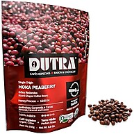 Café Dutra, Orgânico Especial, Moka Peaberry, Notas Amêndoas e Caramelo, Torrado em Grãos, 250G - imagem 1