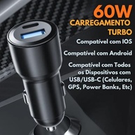 Cabo USB-C 1 Metro 60W: Carregamento Rápido e Seguro para Todos Seus Dispositivos - imagem 5