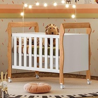 Berço Mini Cama 3 em 1 Soninho Tigus Baby Amadeirado - Conforto e Segurança para Bebês - imagem 2