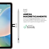 Caneta Stylus Premium para iPad: Palm Rejection, Ponta 1.0mm e Ímã - Branca - imagem 4