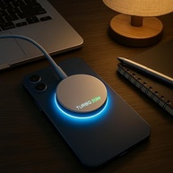Carregador Magnético Sem Fio 20W Qi: Carregamento Rápido e Seguro para seu Smartphone - imagem 4