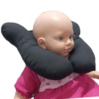 Almofada de Pescoço Bebê: Conforto e Segurança para Pequenos de 0-24 Meses (Preta) - imagem 4