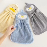 Toalhas de Mão Animadas com Design de Pinguim e Pato - 3 Peças Macias 37x25cm - imagem 5