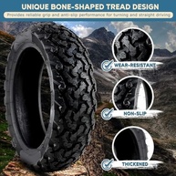 Pneu Knobby 3.50-10 para Scooter: Aventura Off-Road com Segurança e Durabilidade - imagem 4