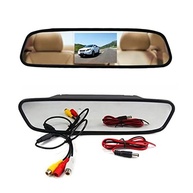 Espelho Retrovisor com Monitor LCD 4.3" para Câmera de Ré - Visão Ampliada e Segurança Premium - imagem 3