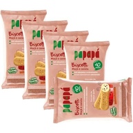 Kit 5 Biscoitos de Maçã e Canela 60g - Biscotti Papapá | Sabor Caseiro e Crocante - imagem 2