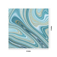Papel Origami 500 Folhas Padrões Marmorizados 15cm - Dupla Face e 12 Designs Exclusivos - imagem 4