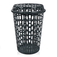 Cesto Plástico Telado com Tampa 60L - Organize com Estilo e Praticidade! - imagem 1