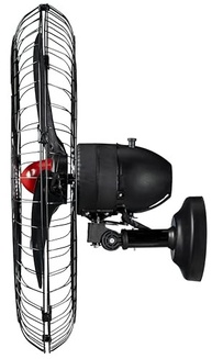 Ventilador Oscilante de Parede 70 cm Preto Bivolt - Potente e Silencioso - imagem 5
