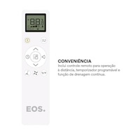 Ar-condicionado Portátil Inverter 14000 Btus Eos Slim Quente e Frio Eap14iqf 110v - Tecnologia Avançada com Filtro Lavável - imagem 5