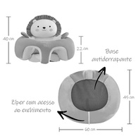 Assento Para Bebê Leãozinho 2.0 - Almofada de Apoio Confortável e Ergonômica - imagem 3