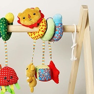 Brinquedo de Pelúcia Espiral Dutyrow para Carrinho e Bebê com Música e Squeaker - imagem 3