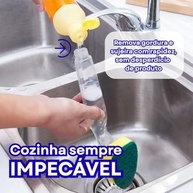 Esponja com Dispenser de Detergente 130 ml - Limpeza Inteligente e Econômica - imagem 5