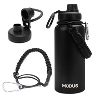 Garrafa Térmica 1000ml Aço Inox - Quente e Frio por Horas com Alça e Design Moderno - imagem 2