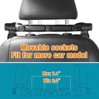 JZCreater Almofada de Encosto de Cabeça para Carro: Conforto e Segurança para Viagens Longas - imagem 5