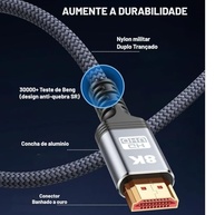Cabo HDMI 8K Premium 2 Metros: Imersão Total em 4K@240Hz e 8K@60Hz com 48Gbps - imagem 4