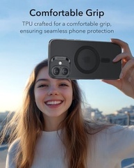ESR Capa MagSafe para iPhone 16: Proteção Premium e Carregamento Rápido em Preto Fosco - imagem 5