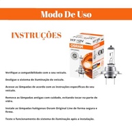 Lâmpada H7 OSRAM Standard 12V: Iluminação Original e Confiável para Seu Veículo - imagem 5
