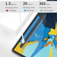 Caneta Stylus para iPad: Precisão, Sensibilidade à Inclinação e Rejeição de Palma - Compatível com Vários Modelos (Preta) - imagem 3