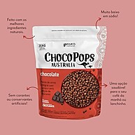 ChocoPops Harts: Cereal Vegano Sem Açúcar e Glúten - imagem 2