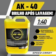 Shampoo Automotivo AK-40 Concentrado Speed Crazy 5L: Limpeza Profunda e Brilho Impecável - imagem 3