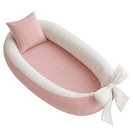 Kit Baby Premium com Almofada de Amamentação, Ninho Redutor e Trocador Portátil Estampado Xadrez Rosa - imagem 4